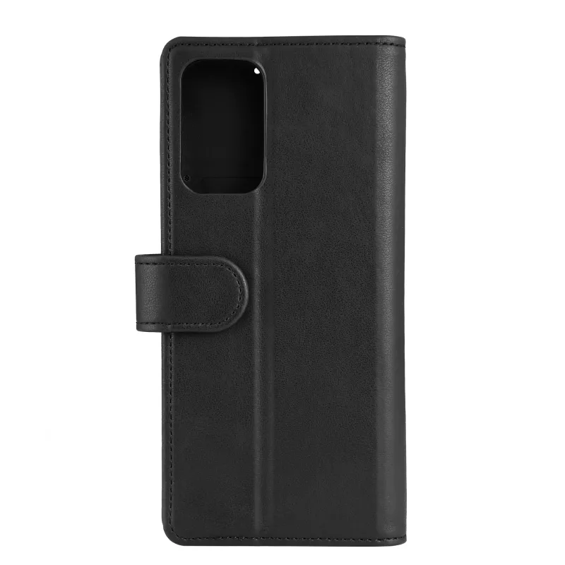 Krusell 62504 PhoneWallet hoesje voor Samsung Galaxy A73 5G, 6,7", veganistisch leer, 3 pasvakjes, zwart