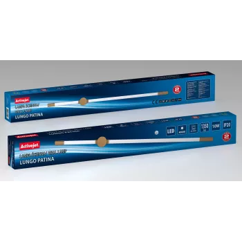 Activejet LED-wandlamp AJE-LUNGO patina