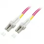 EFB-Elektronik duplex-jumper LC-LC 50/125µ, OM4, LSZH, erika violet, 2,0 mm, 5 m