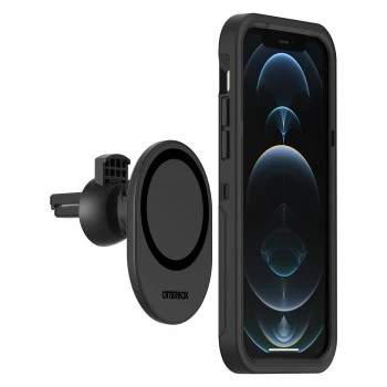 OtterBox - Autohouder voor telefoon - voor MagSafe - zwart - voor Apple iPhone 12, 12 mini, 12 Pro, 12 Pro Max