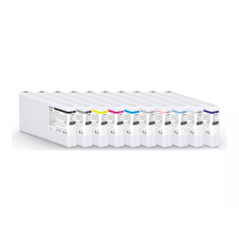 Inktpatroon Epson UltraChrome Pro10 C13T55W800 zwart 200 ml