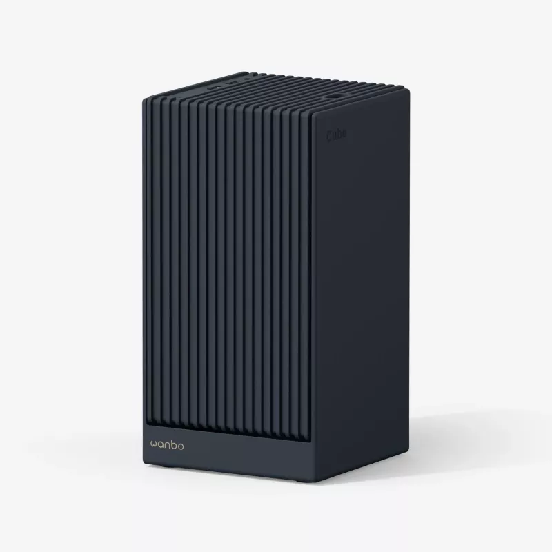 Draagbare LCD-projector WANBO Cube 2 Pro – 500 ANSI-lumen, 1080p (1920x1080), LED, autofocus, Android TV, 1,2:1-zoom, 8 W, zwart