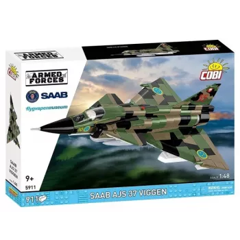 Constructieset Cobi Blocks Saab AJS 3 Viggen 911-delig modelbouwset, 911 onderdelen