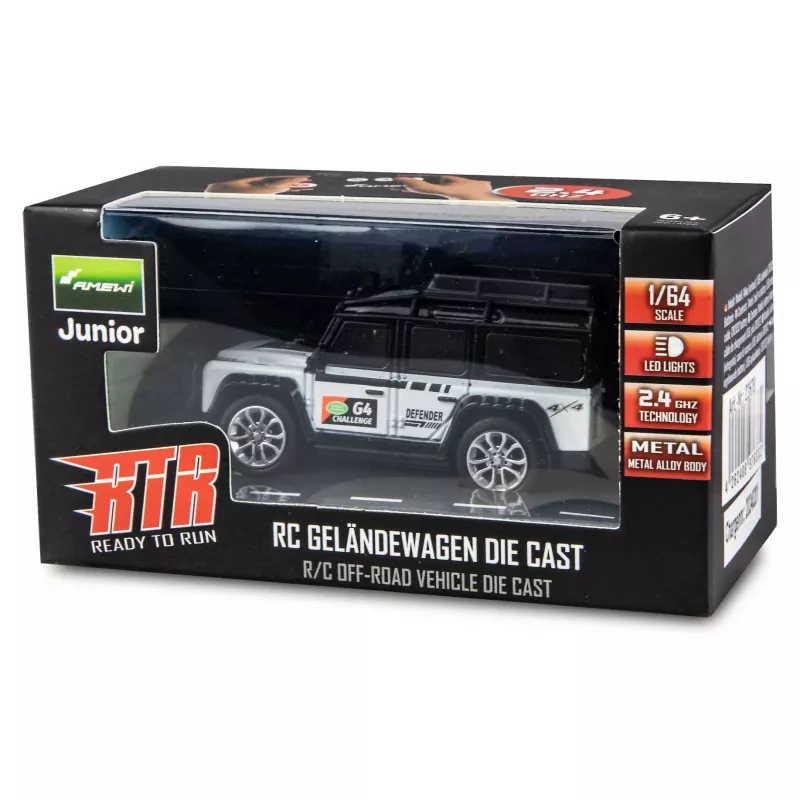 Offroad RC-auto Amewi 22678 – elektrisch, schaal 1:64, Li-Ion 150 mAh, voor kinderen vanaf 6 jaar