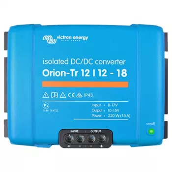 Voeding Orion-Tr 12/12-18A 220W – DC 12V naar 12V, 18A uitgang, 220W