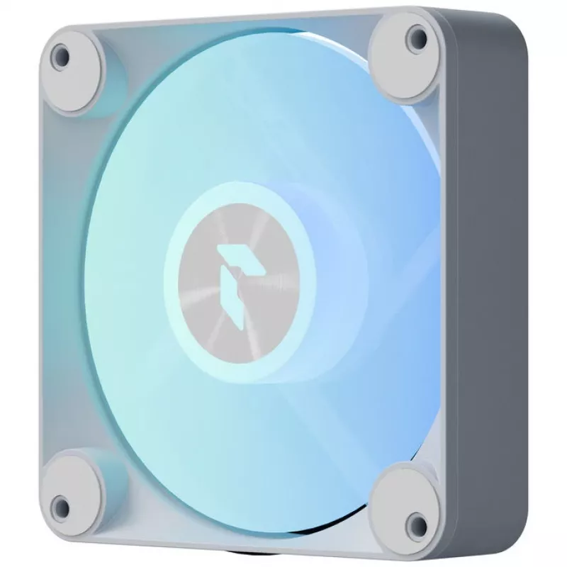 Ventilator APNX FP1-120-R PWM ARGB wit 120mm, PWM-regeling, ARGB-verlichting