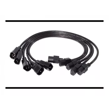 APC stroomkabelset (5 stuks), C13 naar C14, 0,6 m