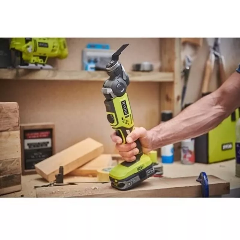Draadloos multifunctioneel gereedschap R18MT-0 Ryobi 18V (zonder accu en oplader)