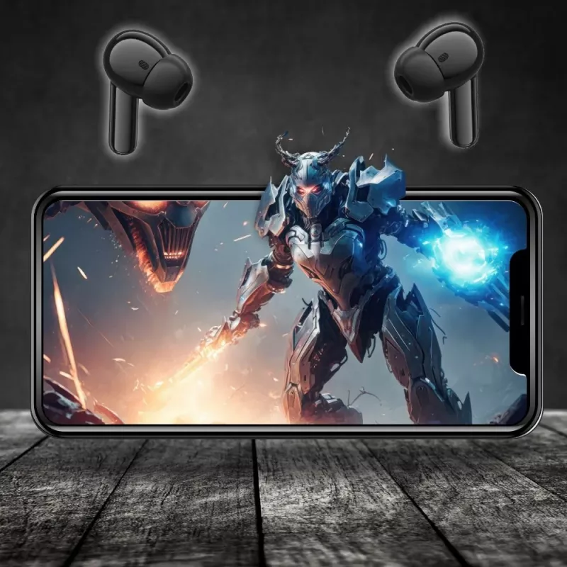 Hoofdtelefoon Manta MTWS008B Rytmo zwart