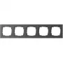 GIRA 021523 lijst 5-voudig antraciet E2 5-voudig E2