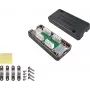 Netwerkkabel Helos LSA-verbindingsmodule 371986 Cat.6 Cat.6A Cat.7 0,5 m zwart