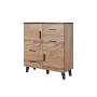 Cama sideboard LOTTA 110 2D4S wotan eiken/mat zwart