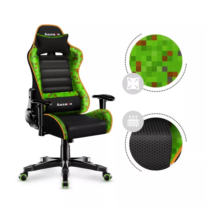 Huzaro HZ-Ranger 6.0 Pixel Mesh gamestoel voor kinderen