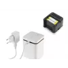Stylies Elara COP000850 aromadiffuser, 1,3 W, voor ruimtes tot 15 m², 2 snelheidsniveaus, timer, voeding via USB/batterijen/adapter, 74 x 74 x 100 mm, wit