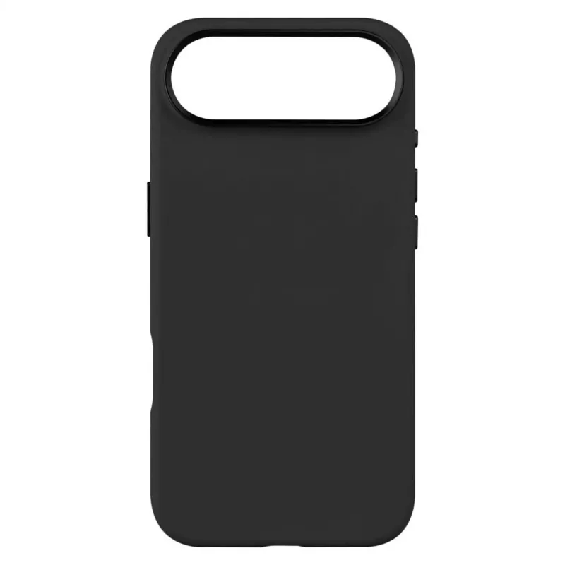 Achterkant telefoonhoesje FIXED MagFlow voor Apple iPhone Air, vloeibaar siliconen, zwart