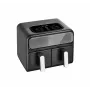 Amica AFM 7020 dubbele heteluchtfriteuse, 8 L, 2400 W, zwart