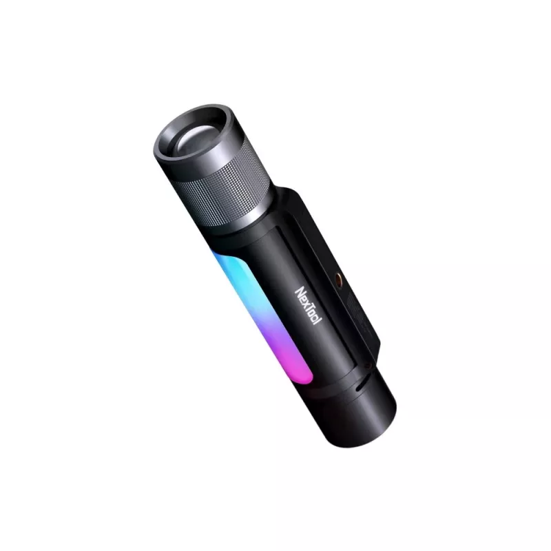 Zaklamp Nextool NE20161A 12-in-1 oplaadbare LED 900 lm, 10 W, USB-C, 2600 mAh, aluminium, 173 mm