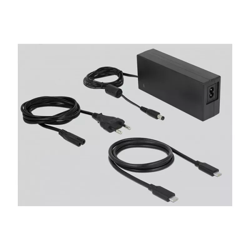 DeLOCK USB Type-C dockingstation voor 4 x SATA HDD / SSD - HDD-dockingstation bays: 4 - 2.5 / 3.5 gedeeld (6,4 cm/8,9 cm gedeeld