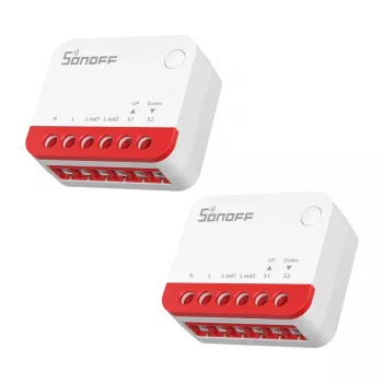 Slimme ZigBee rolluikschakelaar Sonoff MINI-ZBRBS (2-pack)