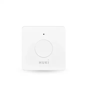 Button NUKI Opener wit 70×22×70 mm, Bluetooth 5.0, compatibel met NUKI