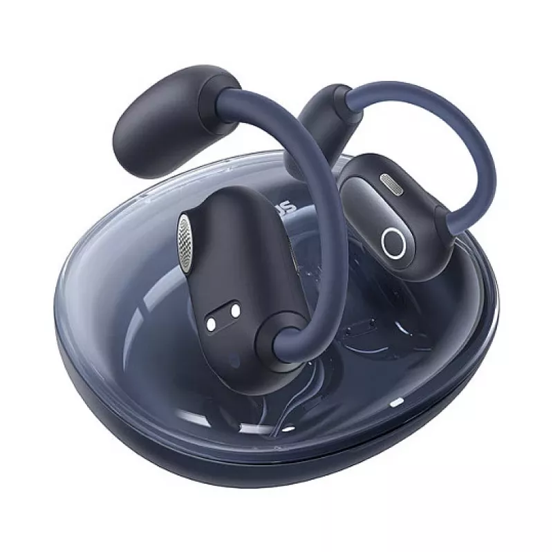 Baseus Eli Sport 1 Open-Ear TWS Cosmic zwart USB-kabel