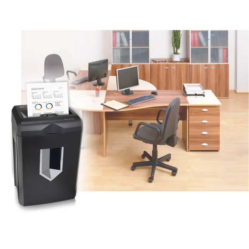 Peach PS500-70 papierversnipperaar kruissnede 58 dB zwart