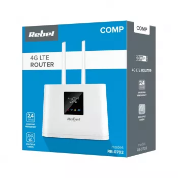 Router Rebel Comp RB-0702 4G LTE — mobiele/LTE-router, SIM-ondersteuning
