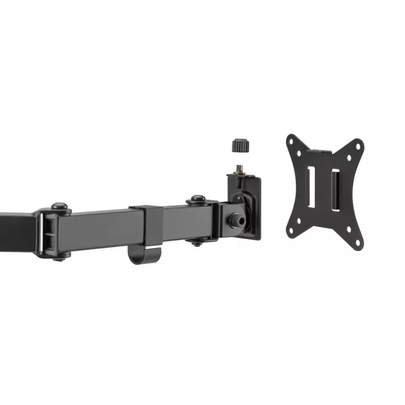 Maclean tafelhouder voor 2 monitoren, VESA 75x75 en 100x100, 17-32, 2x 9kg, MC-754N