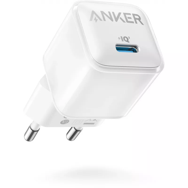 Oplader Anker 511 Nano Pro indoor USB snelladen mobiel tablet wit
