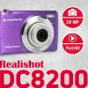 Agfa Photo DC8200 paars + tas + SD-kaart 16 GB