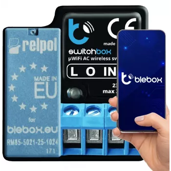 SwitchBox Wireless blebox SwitchBox zwart