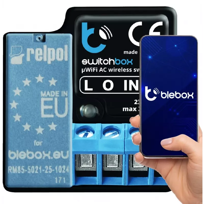 SwitchBox Wireless blebox SwitchBox zwart