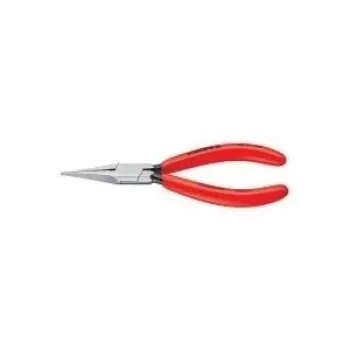 Knipex insteltang l.135 mm recht plat, smalle koeienleren huls