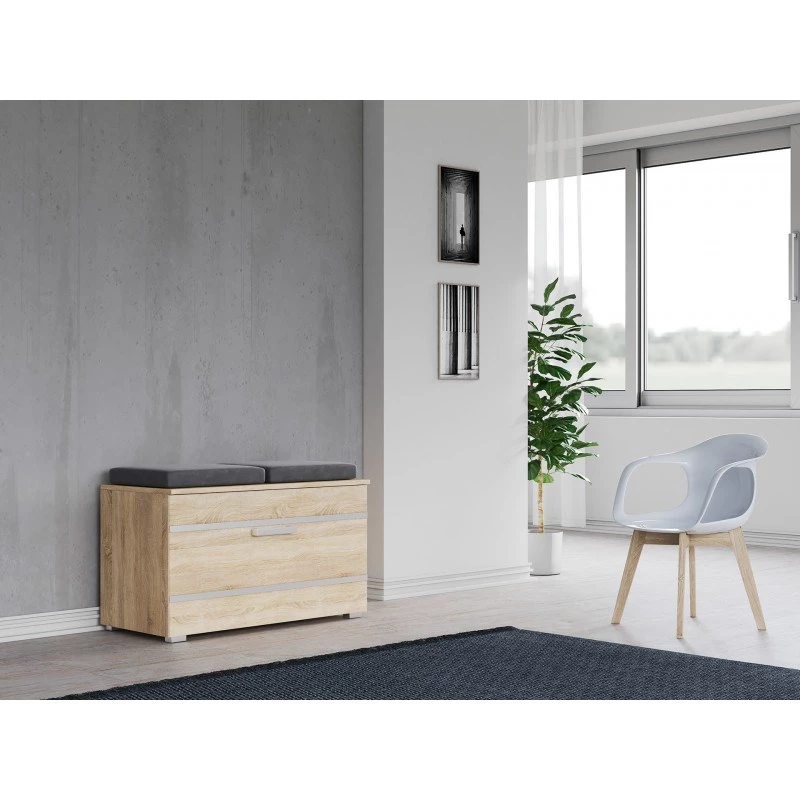 Gesloten schoenenkast Top e Shop OPAL SZAFKA SONOMA – eiken, 850×450 mm, spaanplaat, 16 mm frame