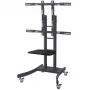 VALUE - Wagen voor LCD/plasmascherm/DVD-speler - Zwart - Schermformaat: 82 - 254 cm (32 - 100 inch) (17.99.1165)