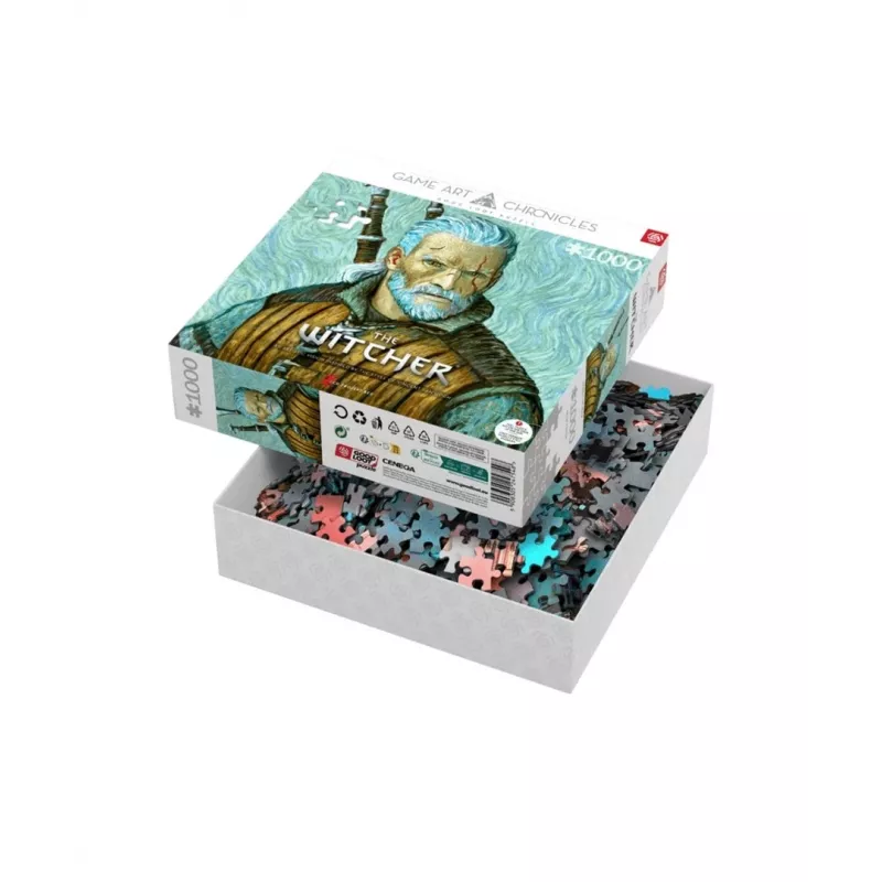 Puzzel Cenega The Witcher Geralt & Vincent van Gogh 1000 stukjes