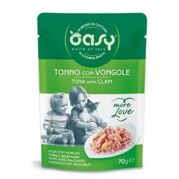 Oasy More Love tonijn met mosselen zak 70 g