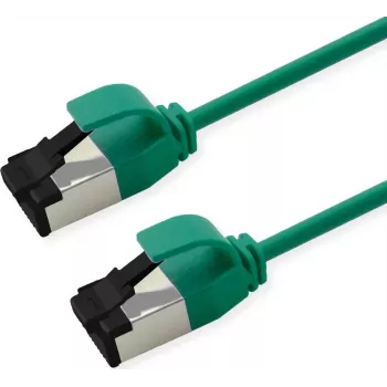 ROLINE S/FTP patchkabel Cat.8.1, slank, PoE, groen, 1 m (21.15.3431)