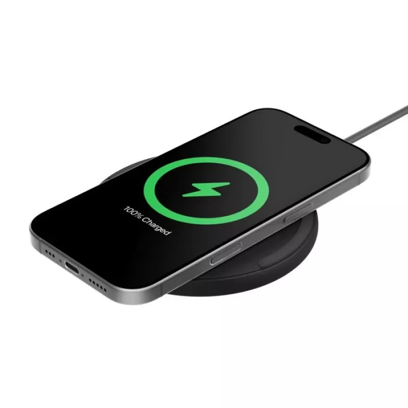 Draadloze oplader Belkin WIA012KQBK 15W met 20W-voeding, zwart