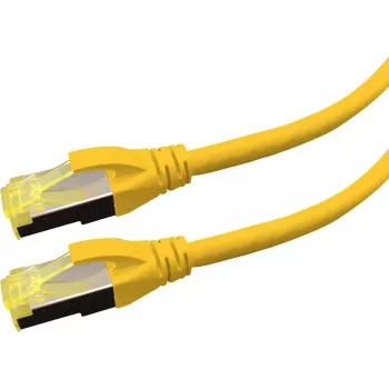 Netwerkkabel LOGON APR6A030Y Cat6a S/FTP (S-STP) geel 3 m RJ-45-RJ-45