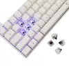 Mechanisch toetsenbord White Shark Shinobi-2 Brown Switch US-indeling — compact ontwerp, Brown-switches
