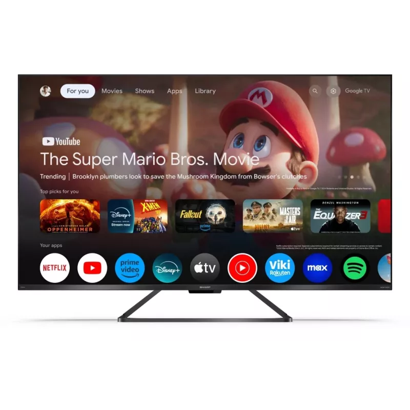 Sharp 50GR8265E 127 cm (50 inch) 4K Ultra HD Smart TV Zwart