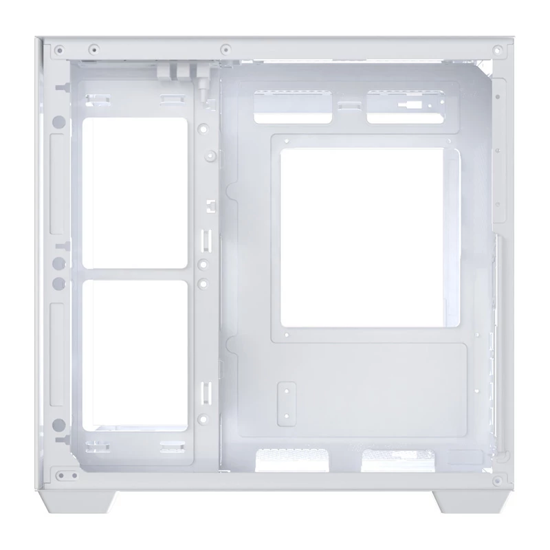 Computerbehuizing DarkFlash B275 (wit) midi-tower ATX-compatibel, front-I/O, gehard glas