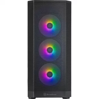 SilverStone FARA 514X zwart gehard glas (SST-FA514X-BG)