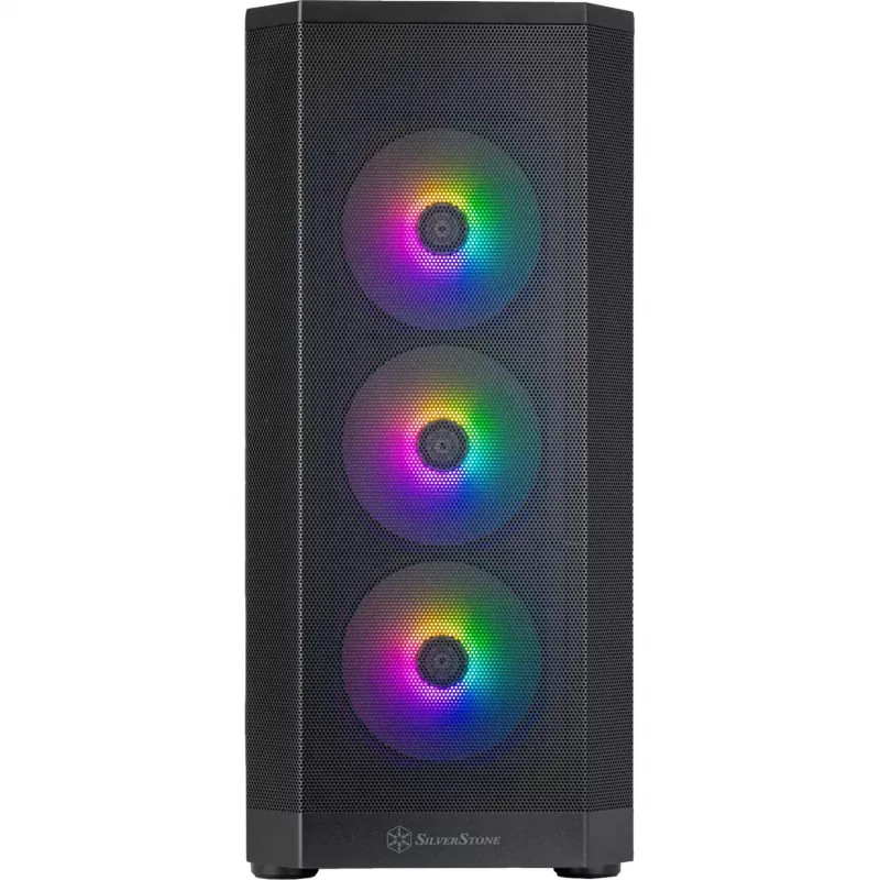 SilverStone FARA 514X zwart gehard glas (SST-FA514X-BG)