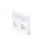 Wandcontactdoos Lanview LKS830 45x45 mm 2-poorts ethernet
