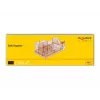 Bureau-organizer DeLOCK 18341 transparant bruin kunststof 145x250x85mm