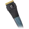 ICY DOCK MB406L-B SlimSAS 8i SFF-8654 naar SlimSAS 8i SFF-8654 kabel, 0,5 m, zwart
