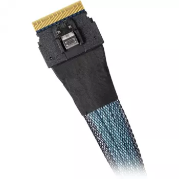 ICY DOCK - MB4026L-B - SlimSAS 4i SFF-8654 naar OCuLink 4i SFF-8611 kabel – 0,5 m