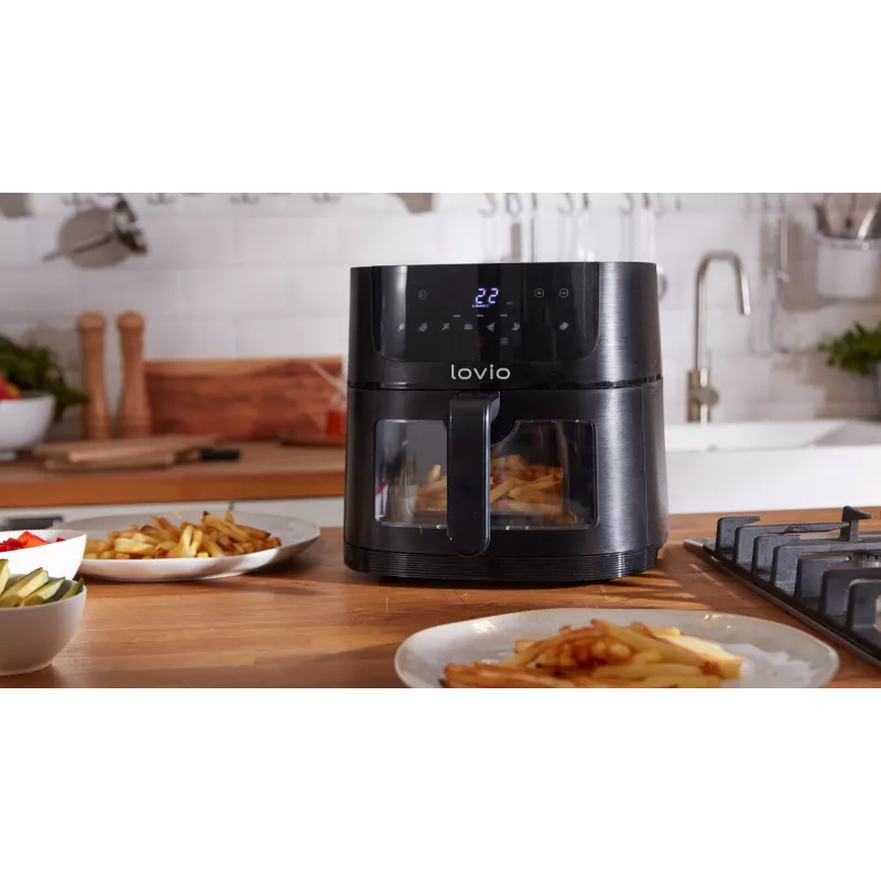 Lovio LVAF002BK PureFry XL Smart 6L zwart